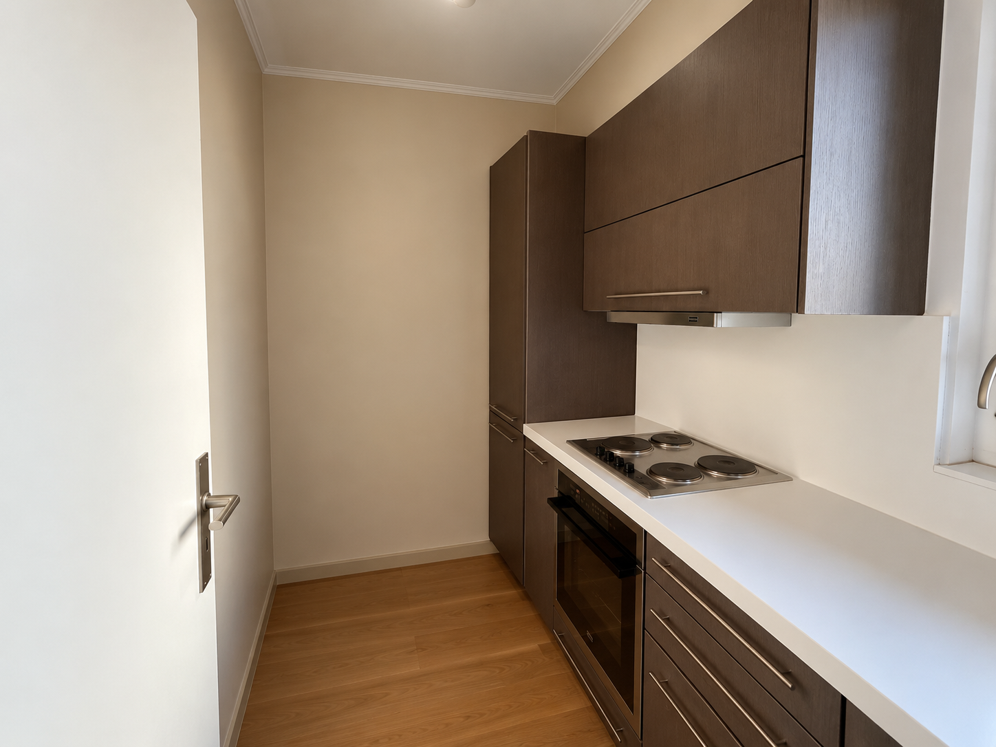 Kitchen with mountain view
